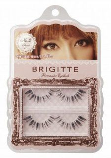 Brigitte Romantic Eyelash No.2 Sweet  Fake Eyelashes And Adhesives  Beauty