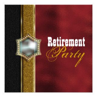 Retirement party retiring farewell CUSTOMIZE Personalized Invitation