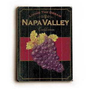 ArteHouse 14 in. x 20 in. Napa Valley Wine Vintage Wood Sign 0003 1161 26
