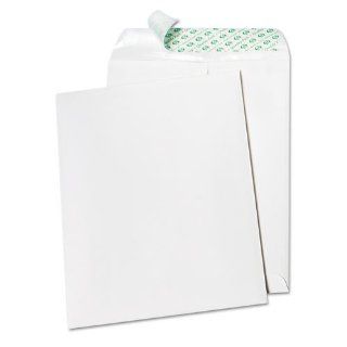 Tech No Tear Catalog Envelope, Poly Lining, Side Seam, 9 x 12, White, 100/Box 