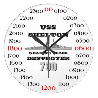 USS Shelton (DD 790) Wall Clock