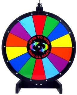 24in Quality Spin to Win Dry Erase Prize Wheel  Casino Prize Wheels  Sports & Outdoors