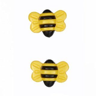 Novelty Button 1'' Big Bumble Bee Yellow By The Each