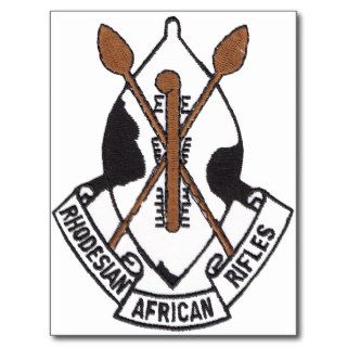 Rhodesian African Rifles Postcards