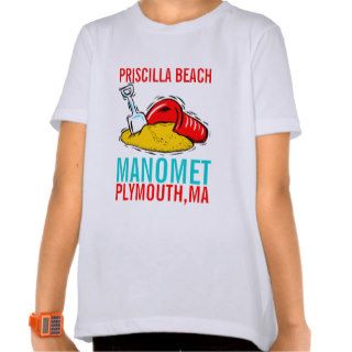 PRISCILLA BEACH, MANOMET, PLYMOUTH T SHIRT