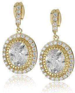 Freida Rothman "MADISON" 14k Gold Vermeil Opera Drop Earrings Jewelry
