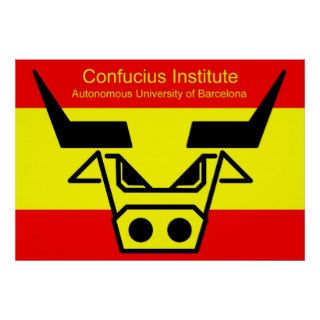 Confucius Institute in Barzelona Poster