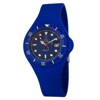 ToyWatch Men's Blue Plastic 'Jelly' Diver Watch Men's Toy Watch Watches