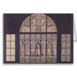Koloman Moser Design for eastside window in Church Cards