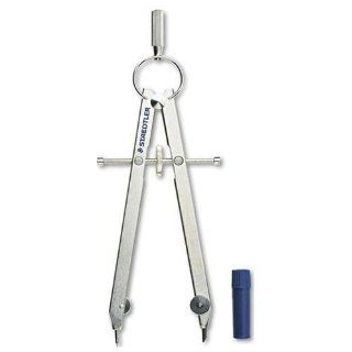 Staedtler Masterbow Comfort Student Compass for Circles to 10.25 Inch Diameter, Lead and Pouch (551 40 WP)  Geometry Compasses 