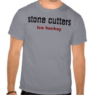 stone cutters ice hockey tshirt
