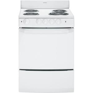 Hotpoint 24 in. 3.0 cu. ft. Electric Range in White RA724KWH