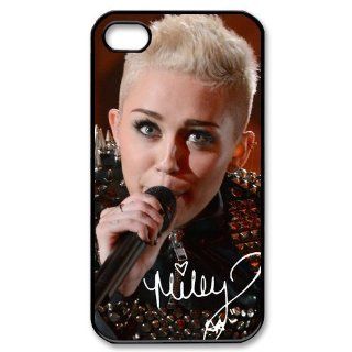 Miley Cyrus Hard Plastic Back Cover Case for iphone 4, 4S Cell Phones & Accessories