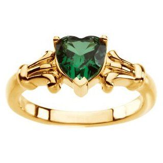 Ann Harrington Jewelry 14k Yellow Gold 7x7 mm Heart Ring Setting Jewelry