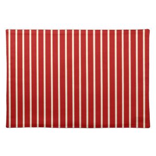 Red & White Stripes Placemat