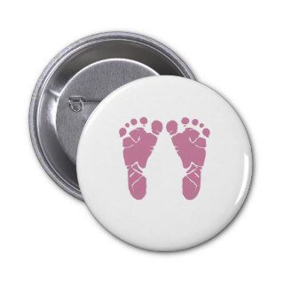 Pink baby footprints