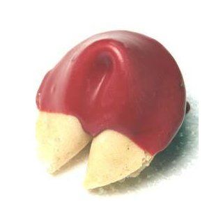 100 Red Chocolate Dipped Wedding Fortune Cookies Individually Wrapped  Grocery & Gourmet Food