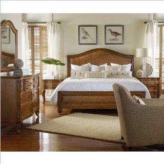Hooker Furniture Windward Raffia Bed 5 Piece Bedroom Set  
