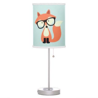 Cute Hipster Red Fox Lamps