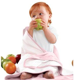 Apples & Oranges Ka100 Infant Jordan Reversible Blanket ROSEY CHEEKS One Size  Nursery Blankets  Baby