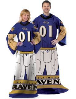 Baltimore Ravens Comfy Snuggie Blanket NFL Full Player  Blanket Throw  Sports & Outdoors
