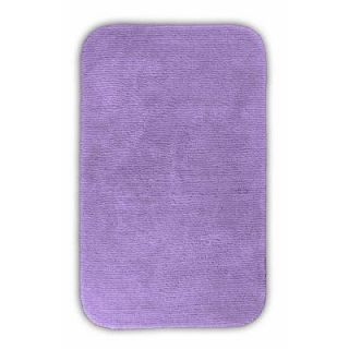 Garland Rug Glamor Purple 24 in. x 40 in. Washable Bathroom Accent Rug ALU 2440 09