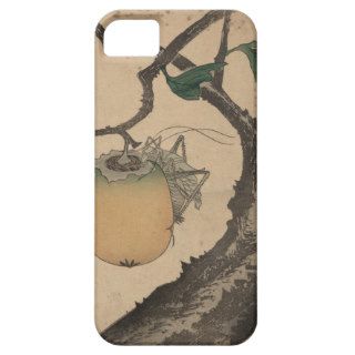 Grasshopper eating persimmon    Katsushika Hokusai iPhone 5 Cover