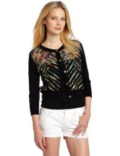 Cluny Women's Fabric Stripped Cardigan, Multi, X Small Cardigan Sweaters