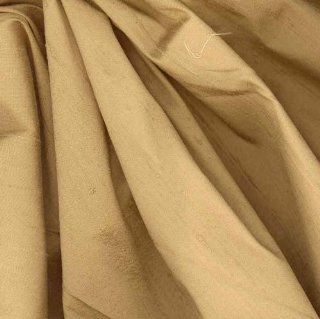 54'' Wide Promotional Dupioni Silk Warm Pale Gold Fabric By The Yard