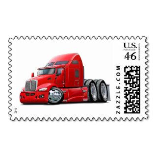 Kenworth 660 Red Truck Postage