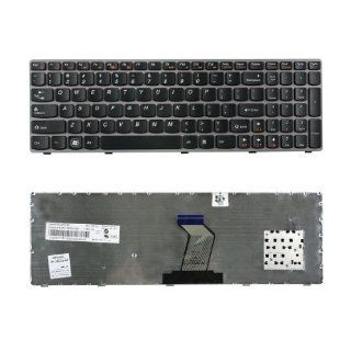 3CLeader Keyboard For Lenovo Ideapad Y570 Y570A Y570D Y570G Y570M Y570N Y570NT Y570P Y570I Series Replacement Laptop Keyboard US Layout Color Black Black Keys Grey Frame(There are two kinds of keyboard for Lenovo Y570, please check the screw position befo