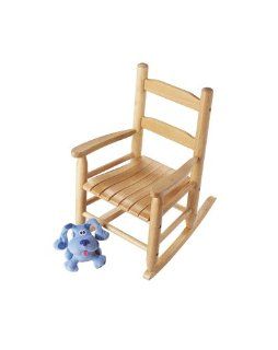 Lipper International 555 Child's Rocking Chair, Natural   Infant Bouncers And Rockers