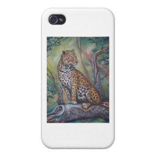 Leopard Sitting in a Tree iPhone 4 Case