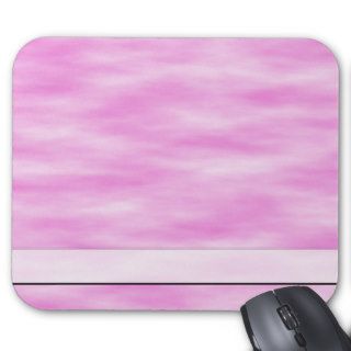 Pink and White Wavy Pattern. Mousepads