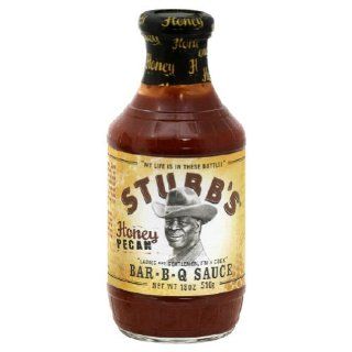 Stubb's Bar B Q Sauce, Honey Pecan, 12 Ounce Grocery & Gourmet Food