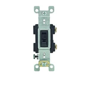Leviton 15 Amp Preferred Switch   Black R55 RS115 02E