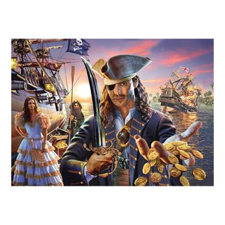 Pirate Gold 1000 piece Puzzle Outset Media Puzzles