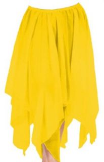 Chiffon Double Handkerchief Skirt/Yellow Clothing