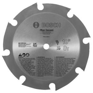 Bosch 10 in. 8 T Fiber Cement Blade PRO108FC