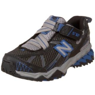 New Balance Little Kid/Big Kid KV572 Trail Shoe,Black/Blue,3.5 M US Big Kid Shoes