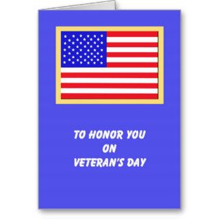 American Flag Veterans Day Cards