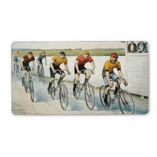 TOP Cycling Old School Shipping Labels