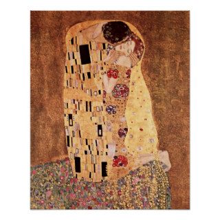 The Kiss by Gustav Klimt Poster