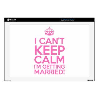 I Can't Keep Calm I'm Getting Married 17" Laptop Skins
