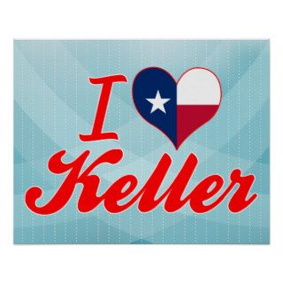 I Love Keller, Texas Poster