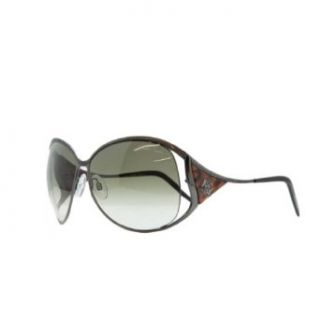 Roberto Cavalli RC 574 08FG Fresia Ruthenium Oversized Sunglasses Clothing