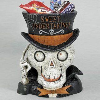 Mr. Bones "Sweet Undertaking" Candy Dish Halloween Kitchen & Dining