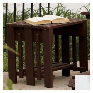Uwharrie Chair S040 Styxx Side Table   White   Patio Side Tables