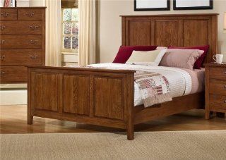 VB Appalachian Hardwoods 310 Dark Oak Solids Queen Size Mansion Panel Bed   310 558/855/922 Home & Kitchen
