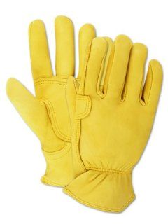 Magid TB559ET L Men's Pro Grade Collection Roper Goatskin Gloves, Large   Work Gloves  